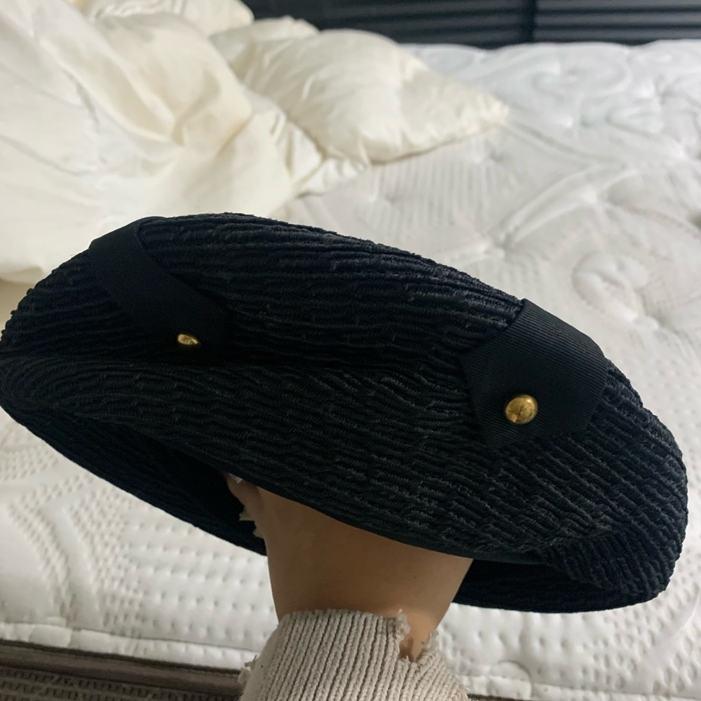 Vintage black hat